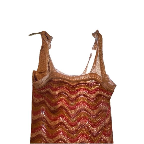 Jolie & Joy by FCT w Love Crochet Mini Dress, Size 2X, Bow Casual Vacation - Picture 8 of 8